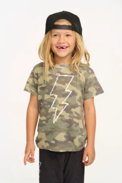 Scribble Bolt Tee Camo