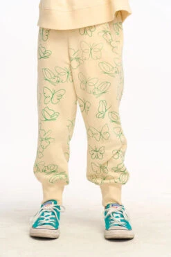 Cotton Fleece Sweatpant Macaroon