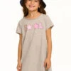 T-Shirt Dress Heather Grey