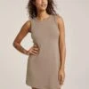 Beyond Yoga Out Of Town Dress Birch Oyster