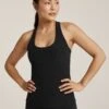 Beyond Yoga Spacedye Step Up Racerback Tank Darkest Night