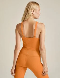 Beyond Yoga Spacedye Always On Cropped Tank Mellow Apricot Heather -FitGear Hub SD4628 mellow apricot heather 0912