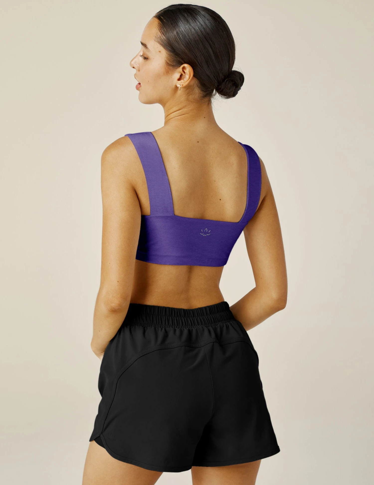 Beyond Yoga Spacedye Squared Bra Ultra Violet Heather 2 Beyond Yoga Spacedye Squared Bra Ultra Violet Heather - Image 2