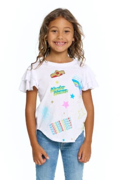 Girls Flutter Sleeve Wonder