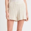 Splendid Cosette Crochet Short Natural