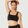 Sleek Square Bra Black