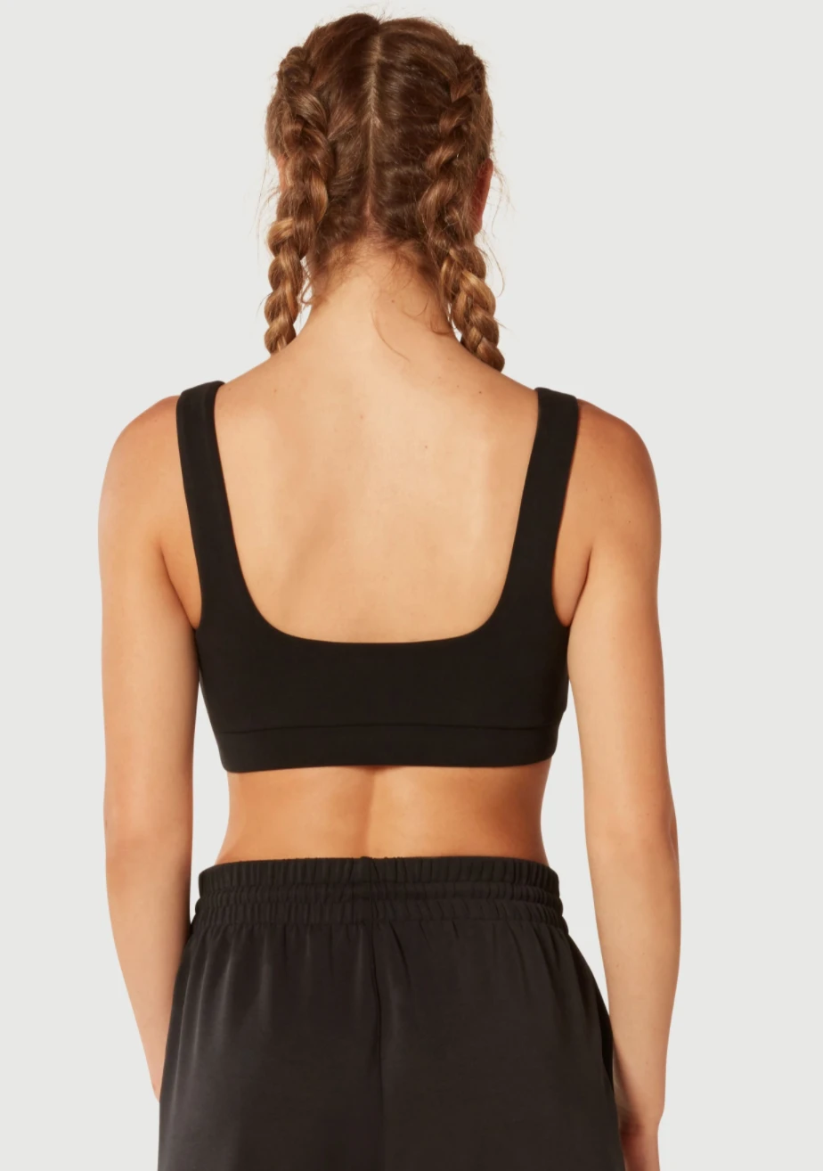 Sleek Square Bra Black 2 Sleek Square Bra Black - Image 2