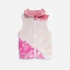Splendid Rosy Tie Dye Sherpa Vest