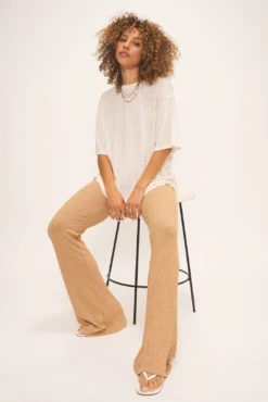 Edie Linen Blend Tee Oat