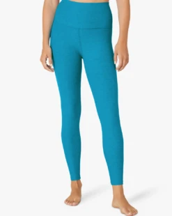 Beyond Yoga Spacedye Caught In The Midi HW Legging Blue Glow Heather