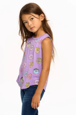 Vintage Jersey Shirttail Muscle Electric