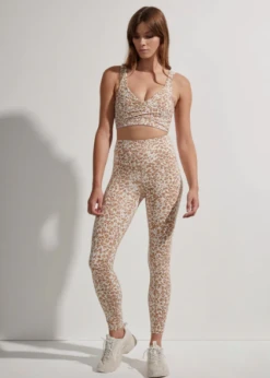 Varley Let's Move High Rise Legging25 Light Tan Animal