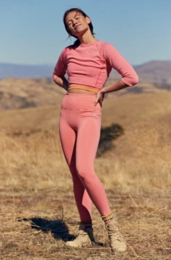 FREE PEOPLE Good Karma Legging Poppy