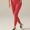 Beyond Yoga Spacedye Out Of Pocket HW Midi Legging Paradise Coral Heather
