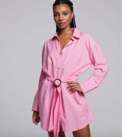 Essex Shirt Dress Rosewater