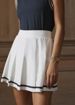 Varley Clarendon High Rise Skort White